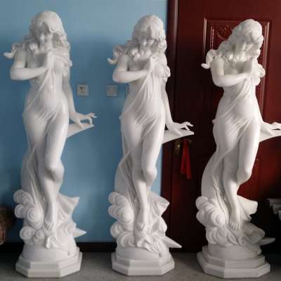 Directly Factory Hot Sell Sexy Stone Nude Girl Statue