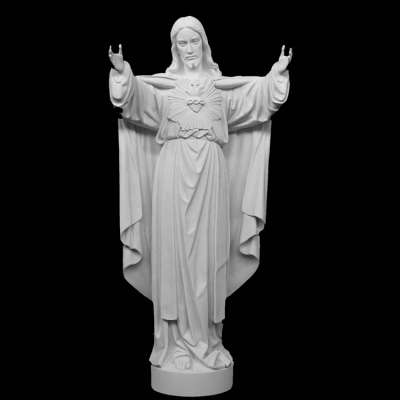 Famous design sacred heart jesus statues