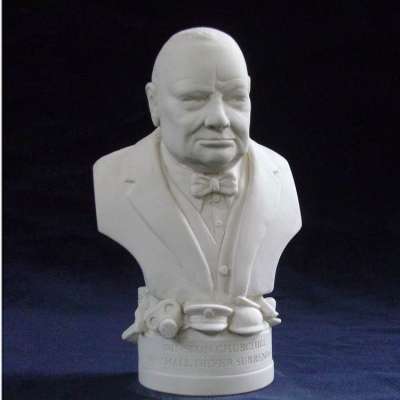 Hand Carved winston churchill bust for sale with low price