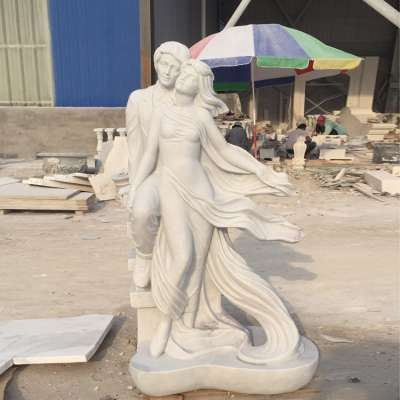 Professional Supplies Marble Sex Woman and Man Statue