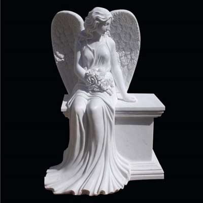 Hot selling sexy nude angel girl statue with low price