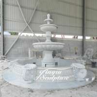 Outdoor marble fountain price made in China